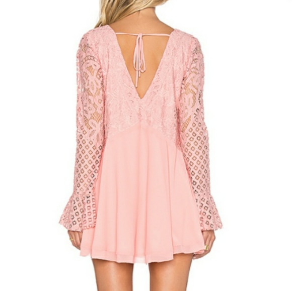 TULAROSA lace skylar short dress women’s Size Small - Picture 7 of 8